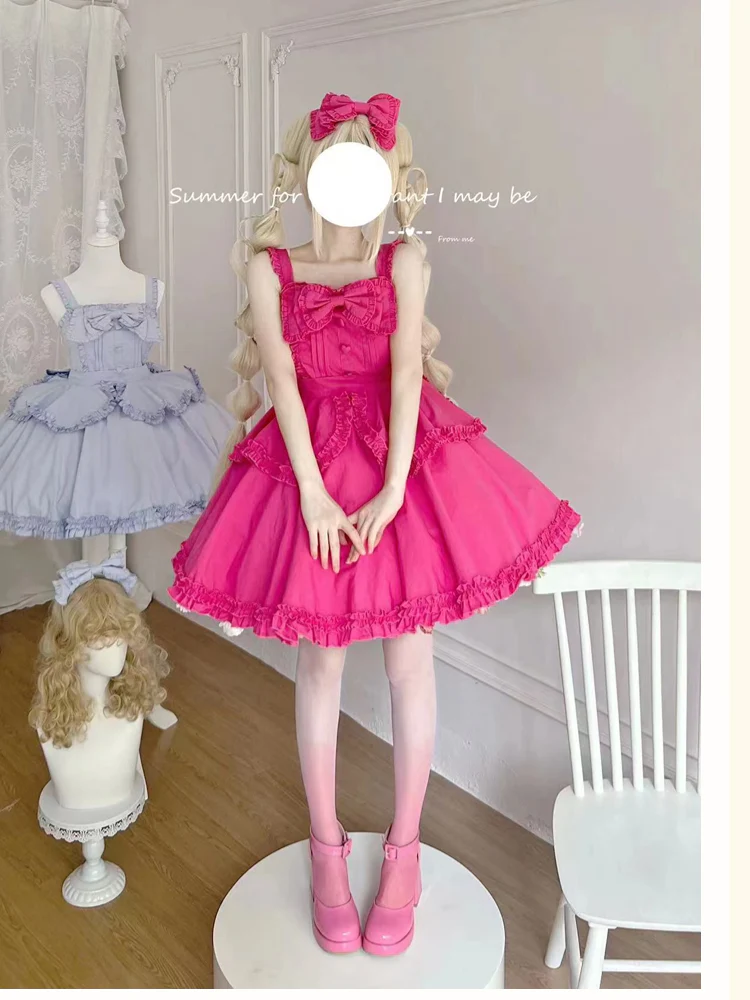 Plus Size Lolita JSK Dress Multicolors - Image 4