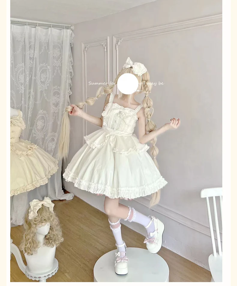 Plus Size Lolita JSK Dress Multicolors - Image 5
