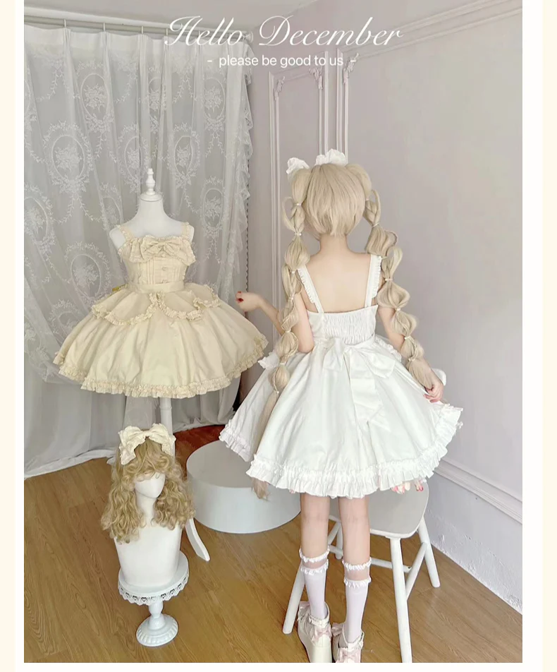 Plus Size Lolita JSK Dress Multicolors - Image 7
