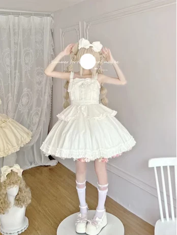 Plus Size Lolita JSK Dress Multicolors - Image 8