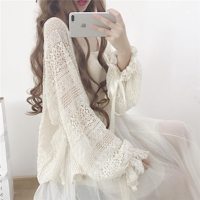 Daily Lolita Light Cardigan Oversized Outwear - Image 14