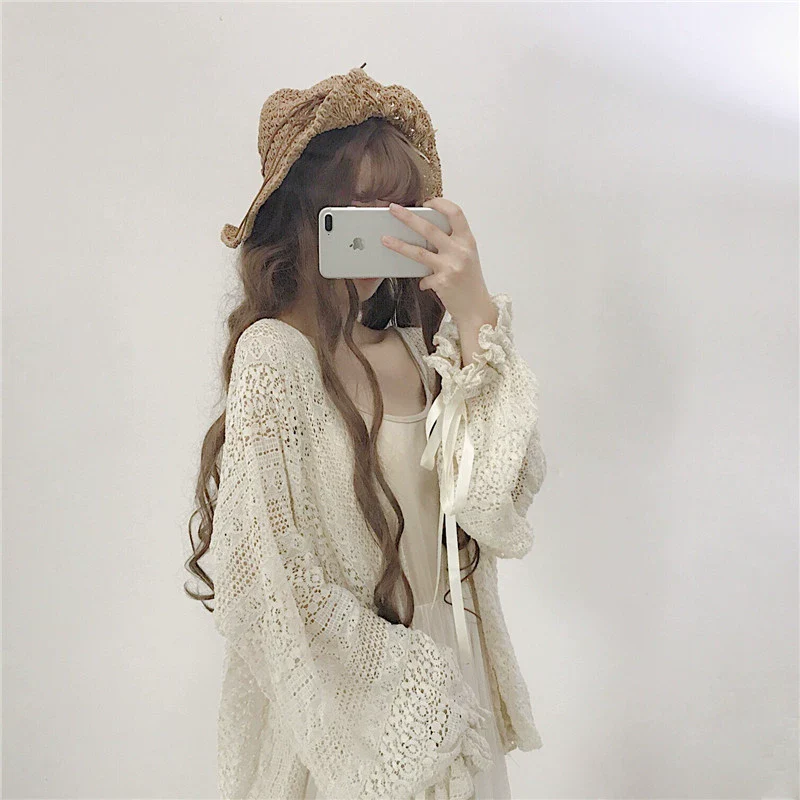 Daily Lolita Light Cardigan Oversized Outwear - Image 15