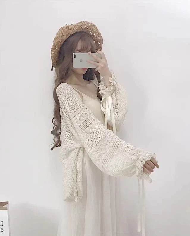 Daily Lolita Light Cardigan Oversized Outwear - Image 18