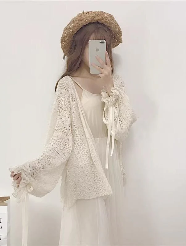 Daily Lolita Light Cardigan Oversized Outwear - Image 20