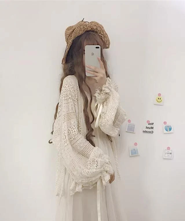 Daily Lolita Light Cardigan Oversized Outwear - Image 23