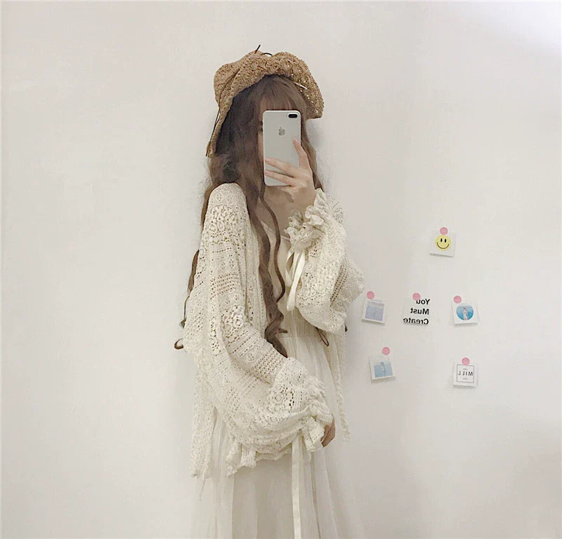 Daily Lolita Light Cardigan Oversized Outwear - Image 24
