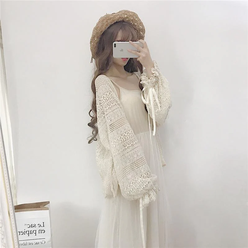 Daily Lolita Light Cardigan Oversized Outwear - Image 27
