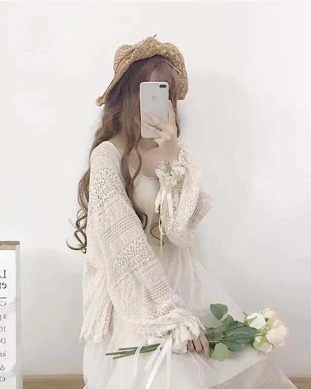 Daily Lolita Light Cardigan Oversized Outwear - Image 5