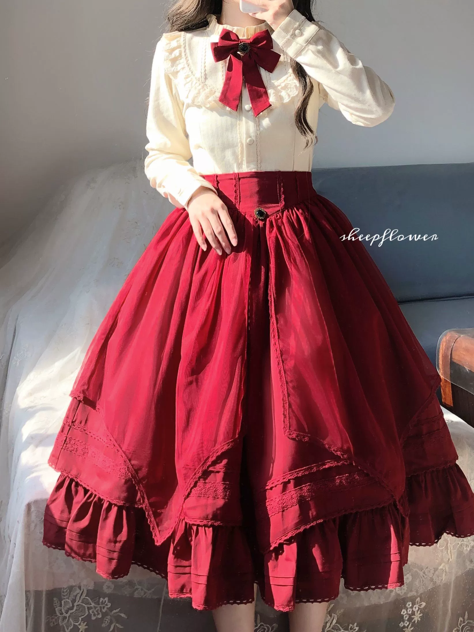 Daily Lolita Shirt Winter Shirts - Image 13