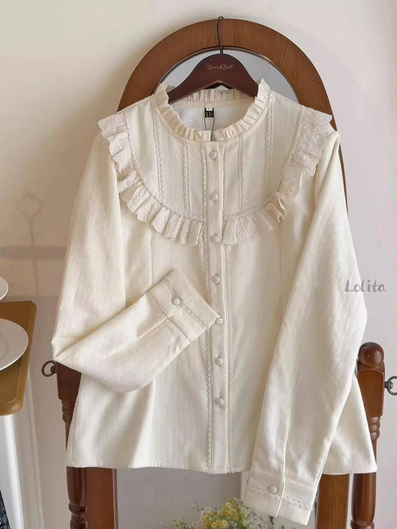 Daily Lolita Shirt Winter Shirts - Image 7