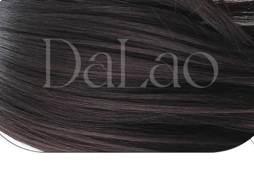 Dalao Home - Bitter Wine - Daily Lolita Short Wig Eight-character Bangs Short Black Tea - Image 11