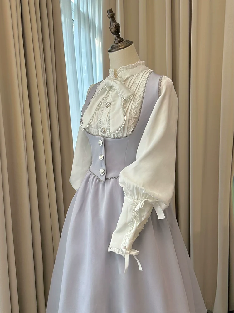 Daily Lolita Skirt Set Long sleeve Coat Dress Set - Image 23