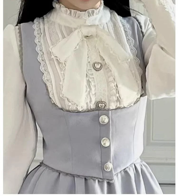 Daily Lolita Skirt Set Long sleeve Coat Dress Set - Image 26