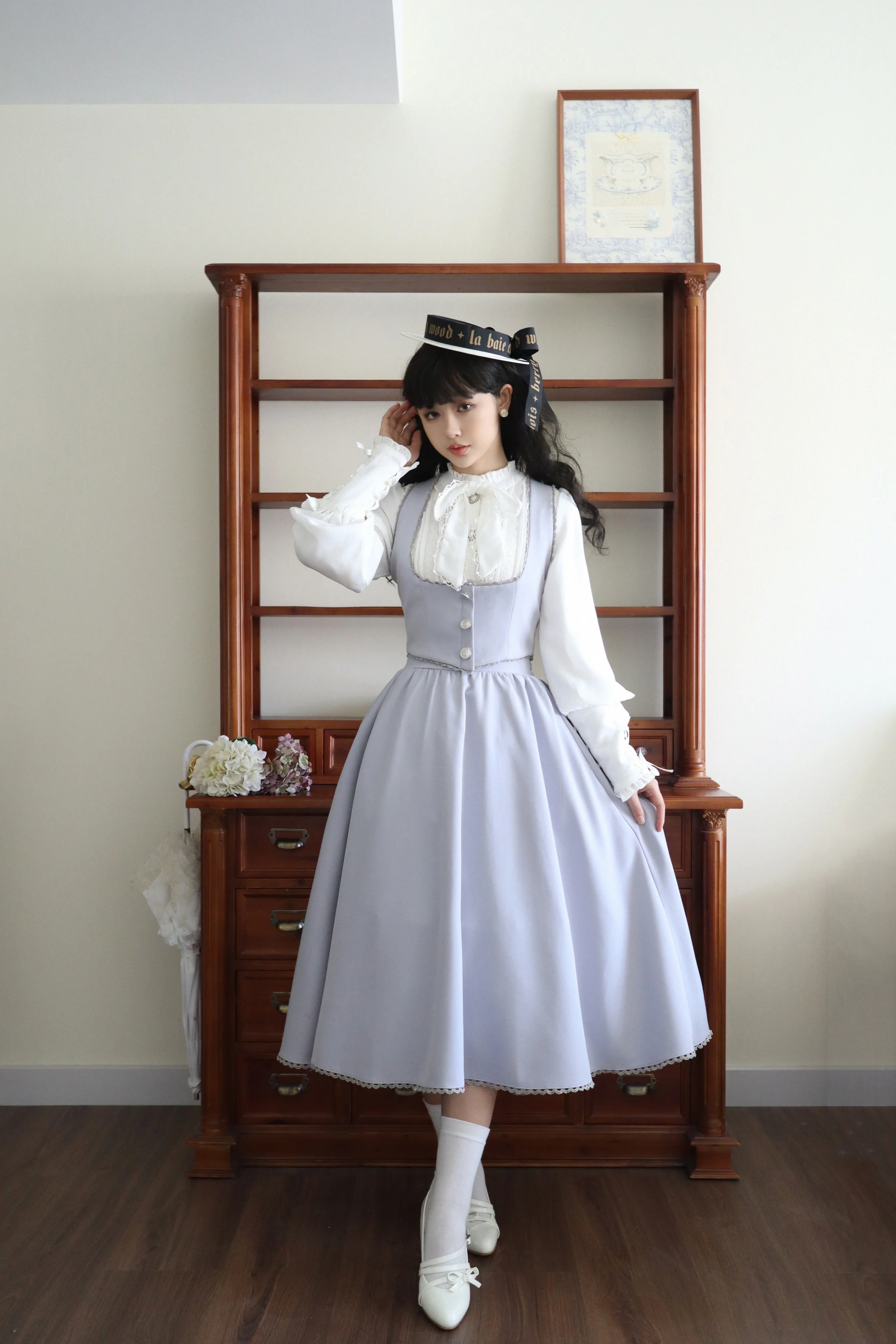 Daily Lolita Skirt Set Long sleeve Coat Dress Set - Image 5