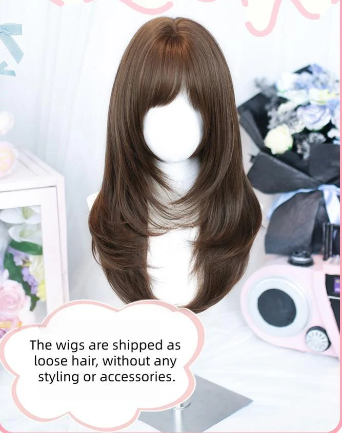 Daily Lolita Solid Wig, Layered Haircut - Image 3