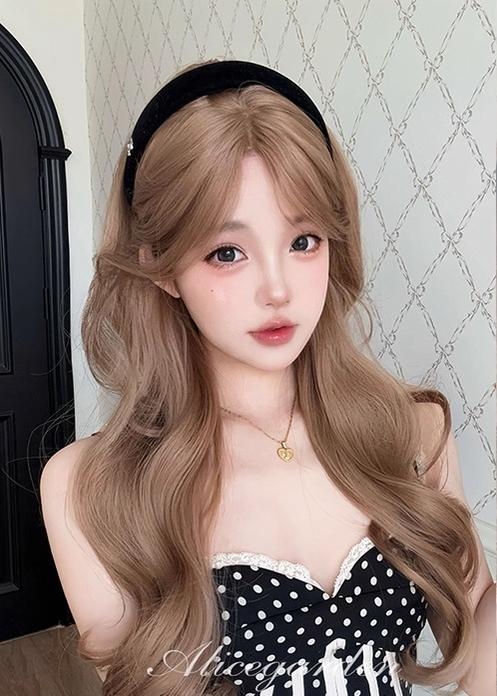 Alicegarden - Daily Lolita Wig, Blonde Long Wavy - Image 3