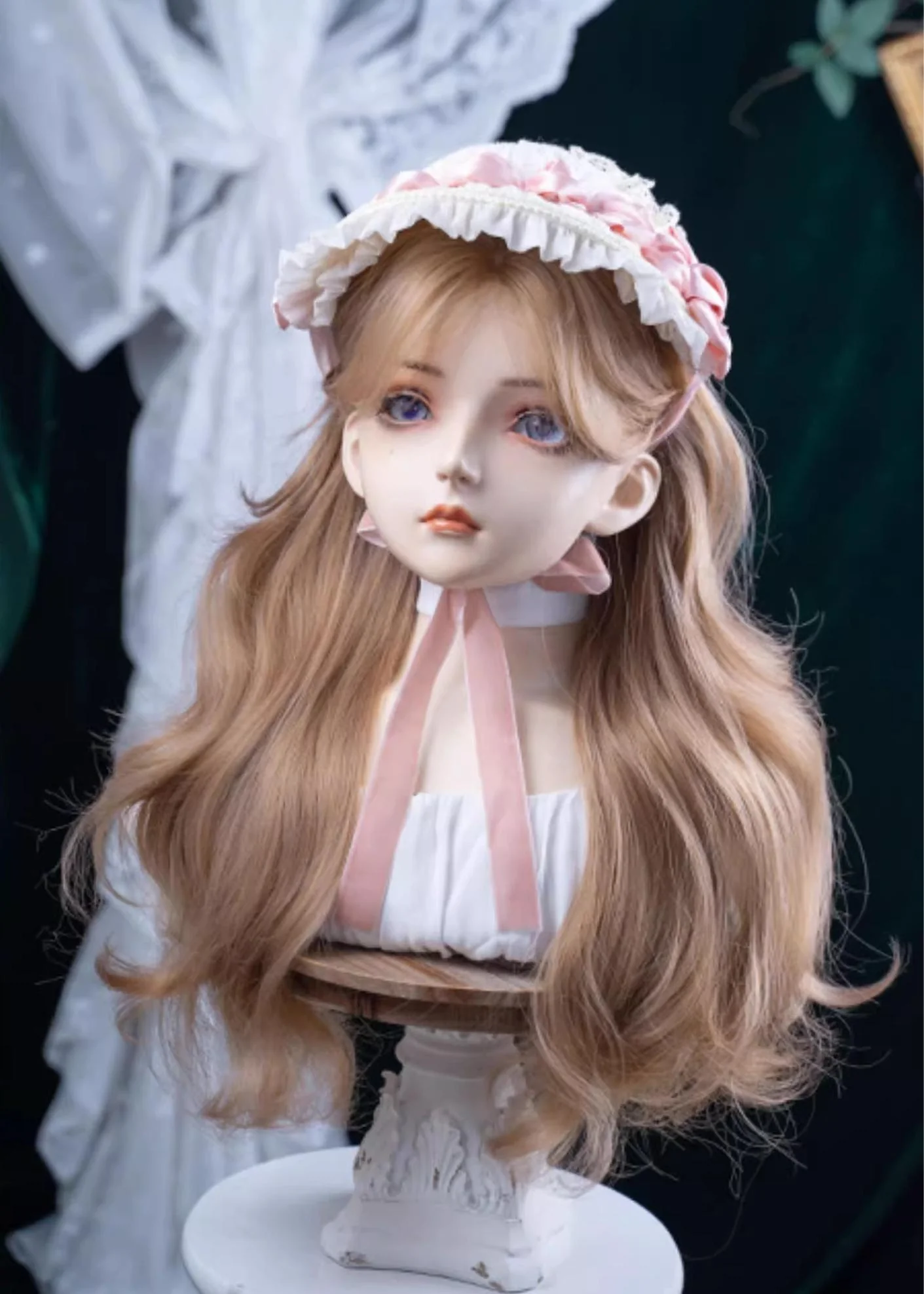 Alicegarden - Daily Lolita Wig, Blonde Long Wavy - Image 8