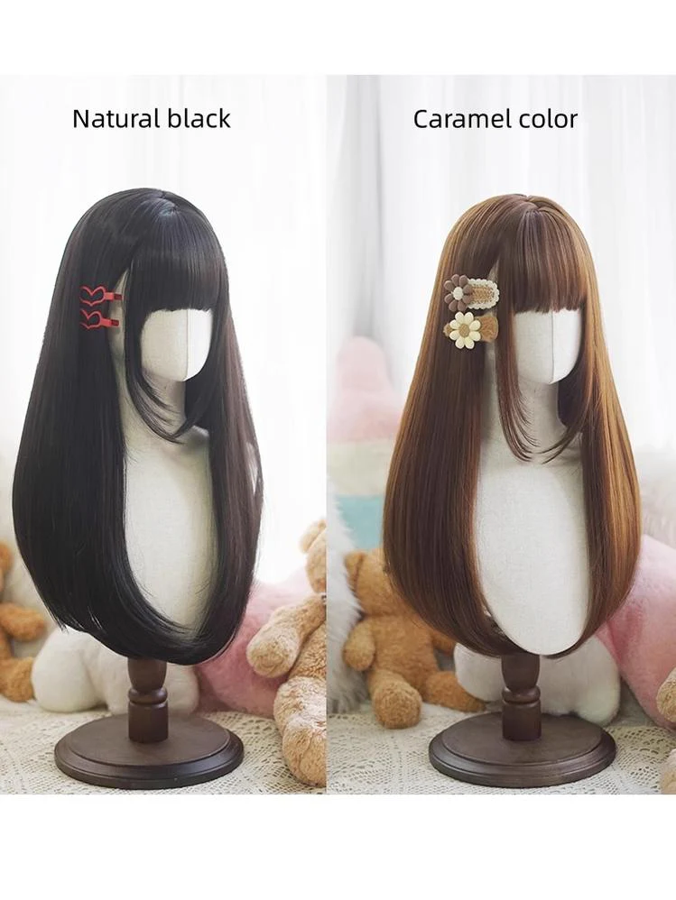 Imperial Tea - Daily Lolita Wig Long Straight Wigs - Image 23