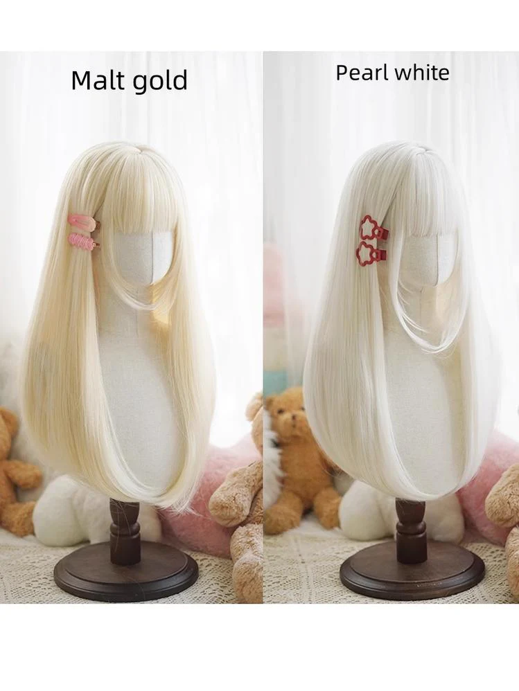 Imperial Tea - Daily Lolita Wig Long Straight Wigs - Image 25