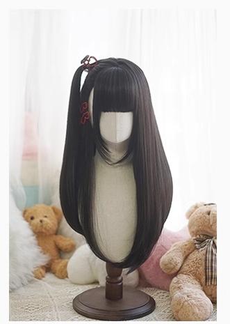 Imperial Tea - Daily Lolita Wig Long Straight Wigs - Image 4
