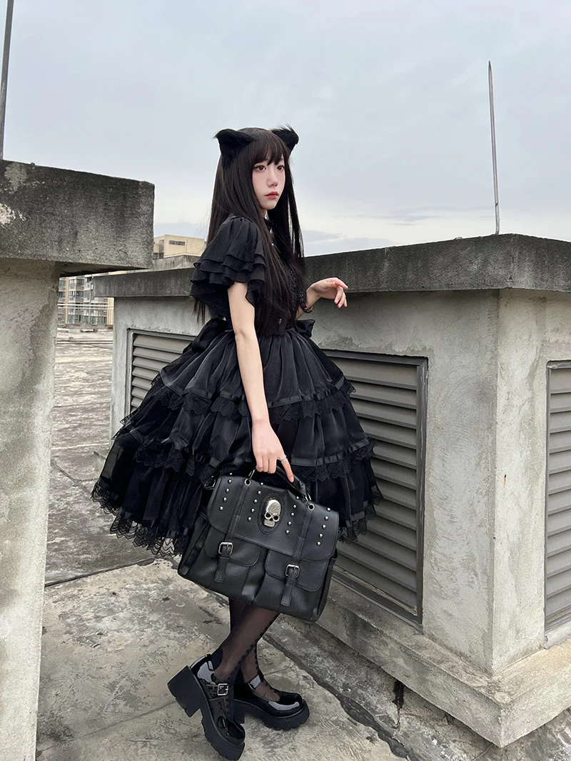 Castle Night - Dark Themed Gothic Lolita OP - Image 16