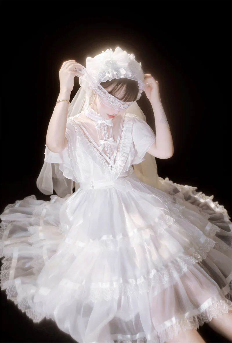 Castle Night - Dark Themed Gothic Lolita OP - Image 4
