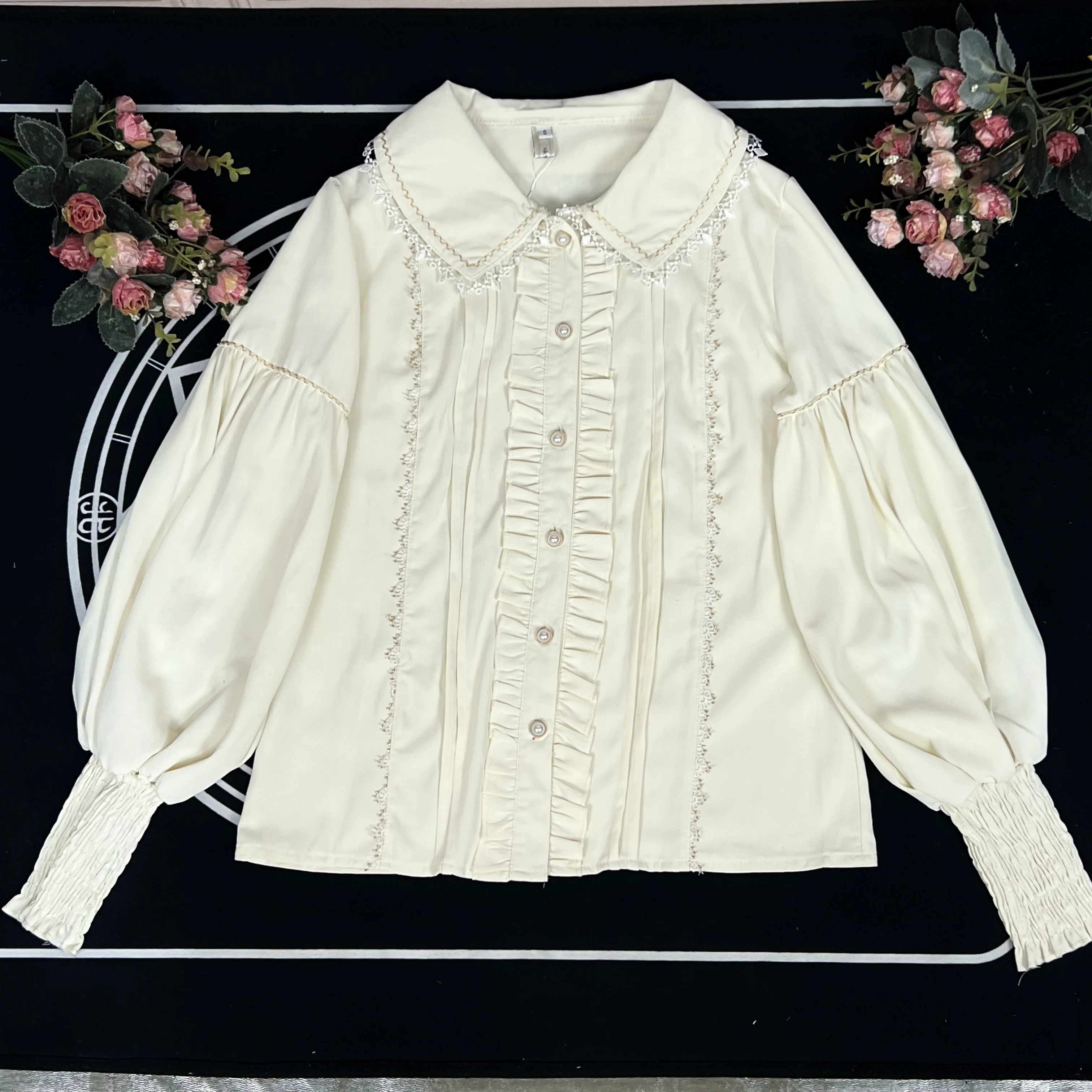 The Heart of the Rose - Elegant Retro Lolita Skirt High Waist SK Blouse - Image 18