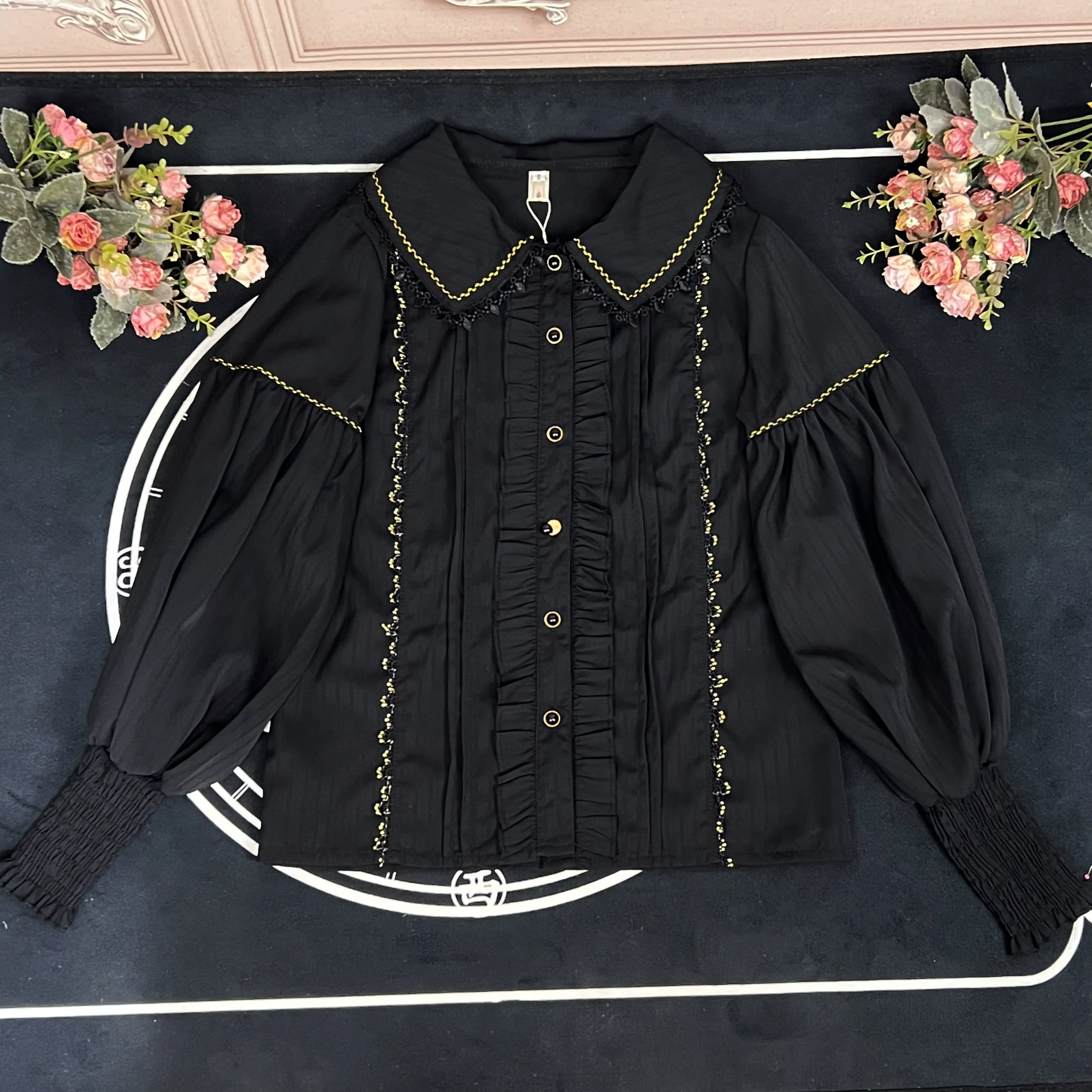 The Heart of the Rose - Elegant Retro Lolita Skirt High Waist SK Blouse - Image 19