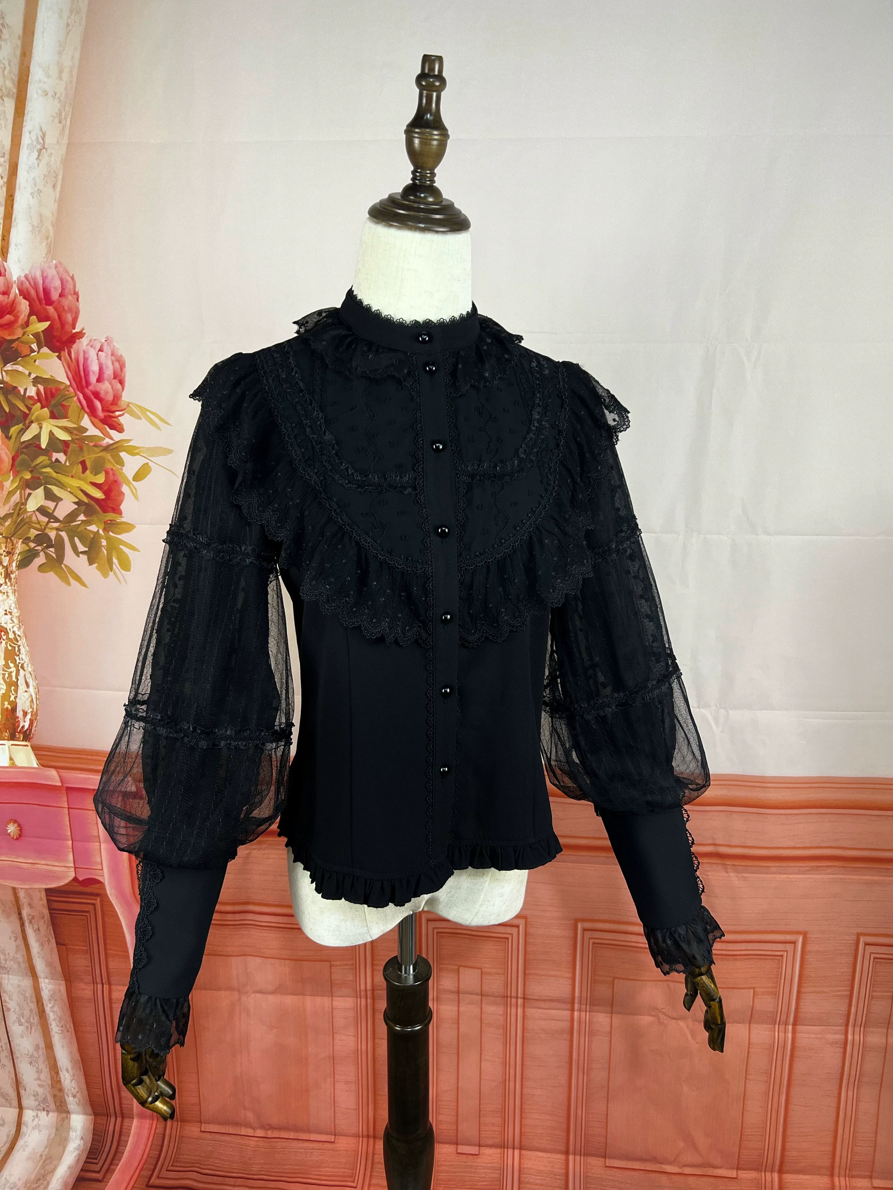The Heart of the Rose - Elegant Retro Lolita Skirt High Waist SK Blouse - Image 22