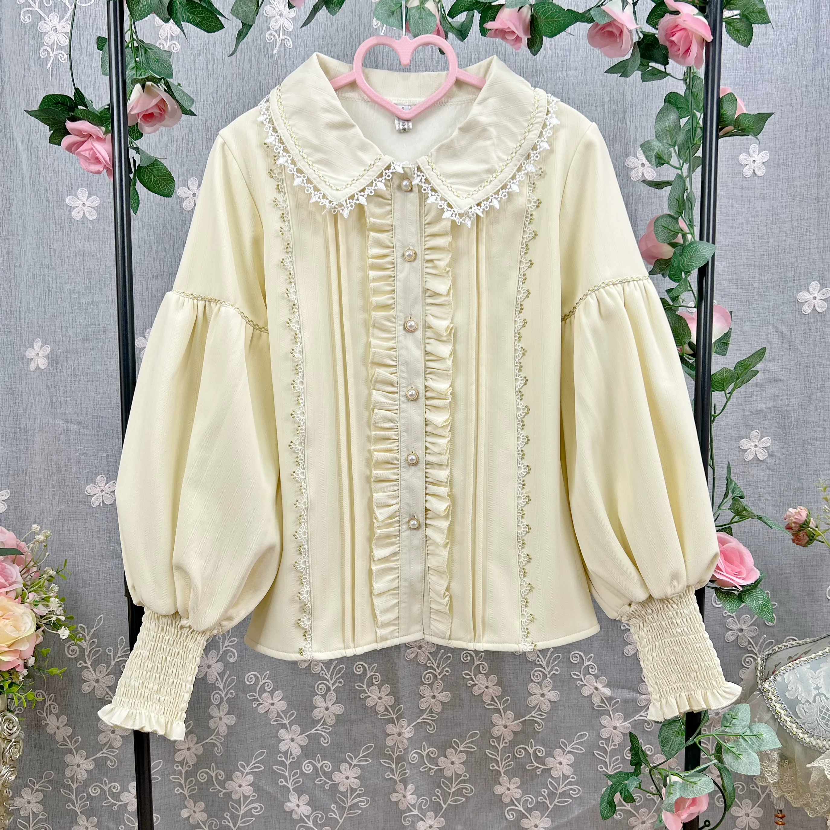 The Heart of the Rose - Elegant Retro Lolita Skirt High Waist SK Blouse - Image 25