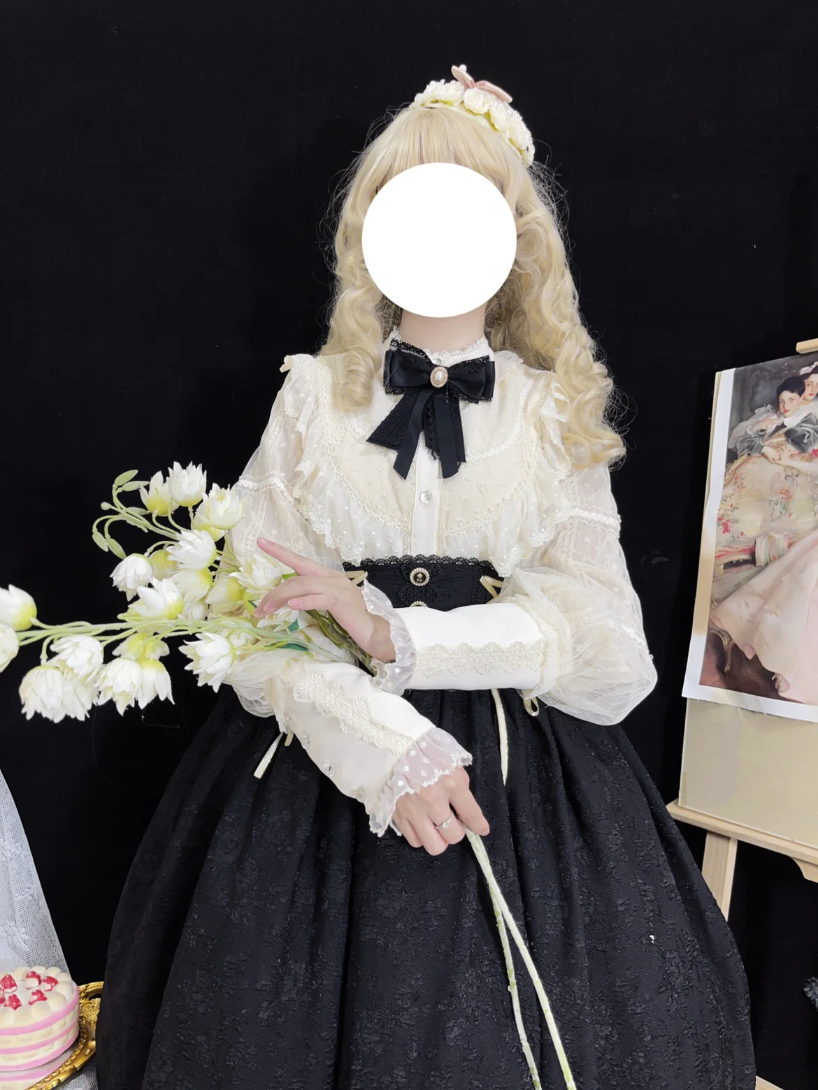 Kawaii Lolita Shirt Winter Lolita Shirt - Image 3