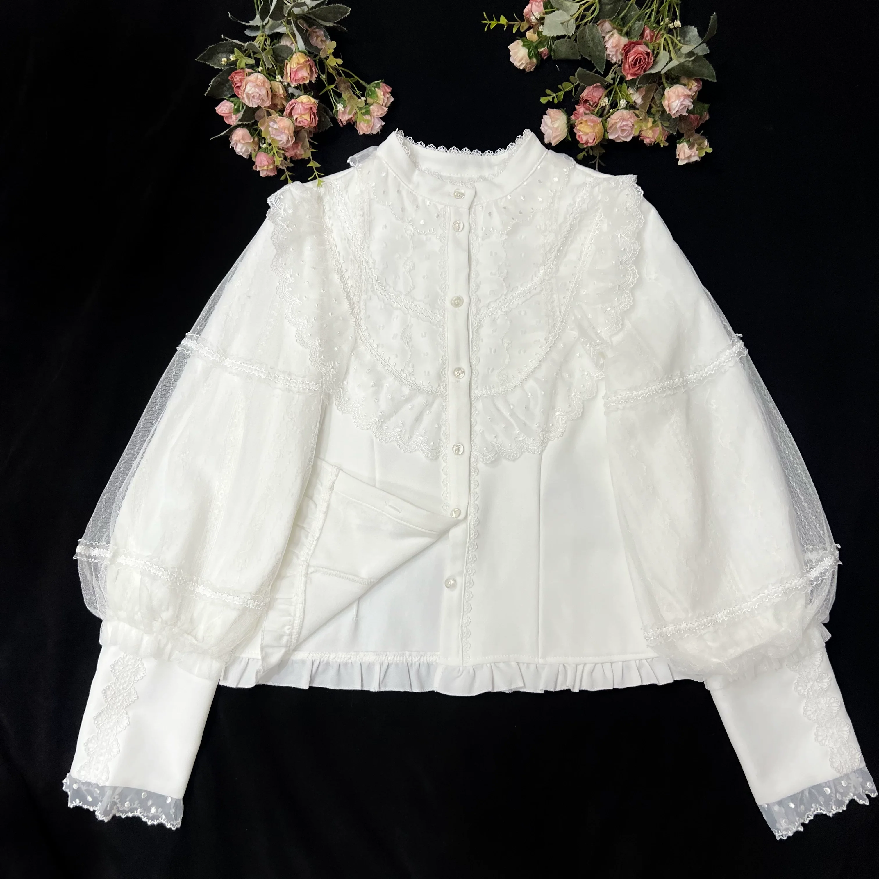 Kawaii Lolita Shirt Winter Lolita Shirt - Image 8