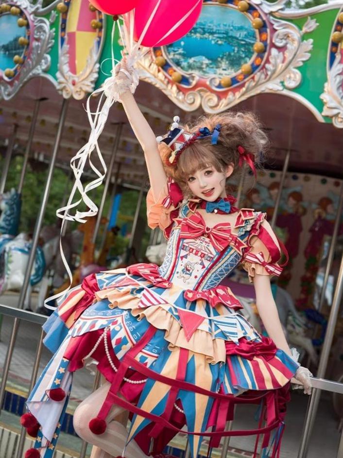 Circus Fairy Tale Opener - Doll-Like Kawaii Lolita Dress - Image 6