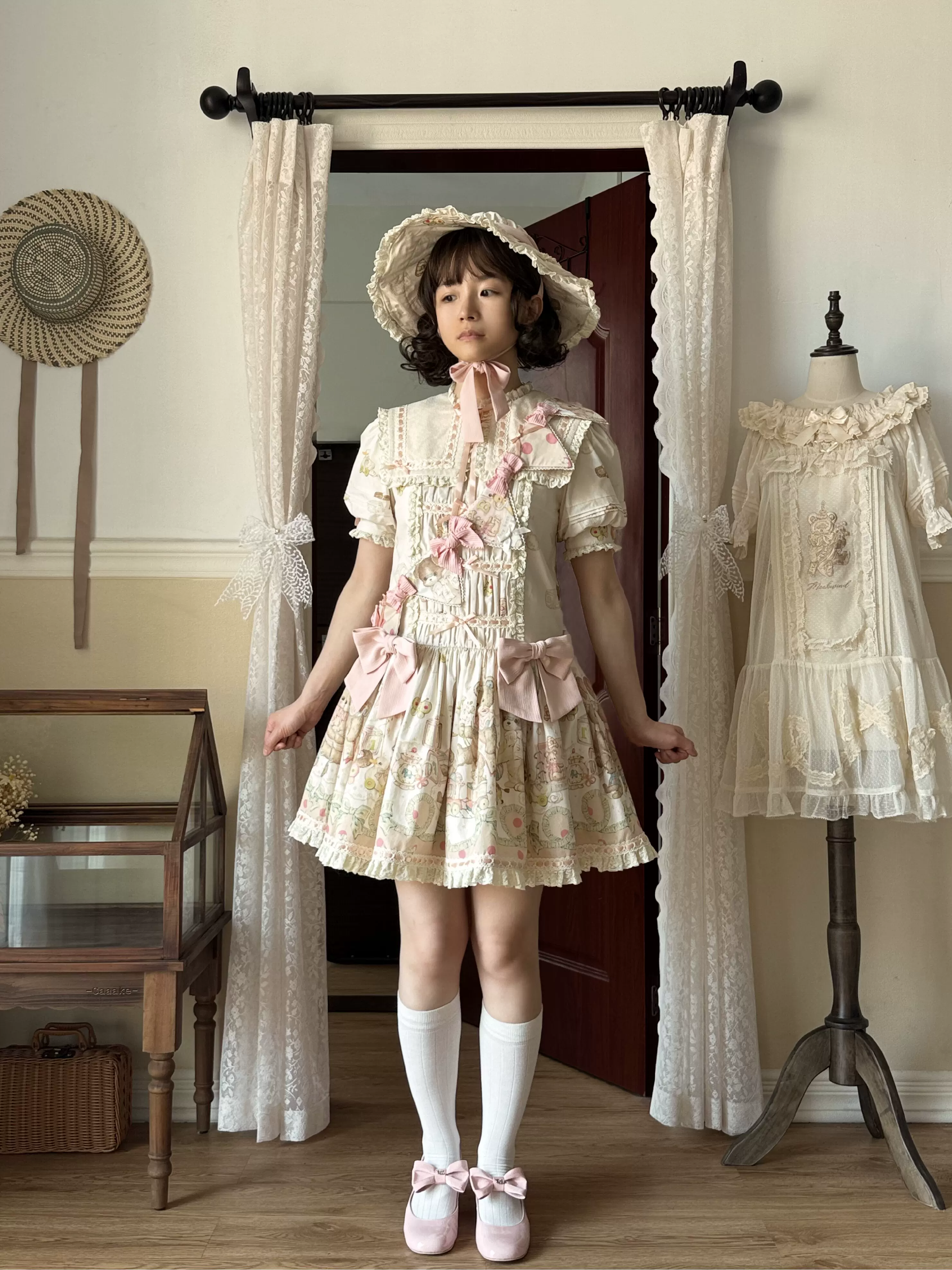 Toy Box - Doll-like Kawaii Lolita OP Dress, Toys Print - Image 8