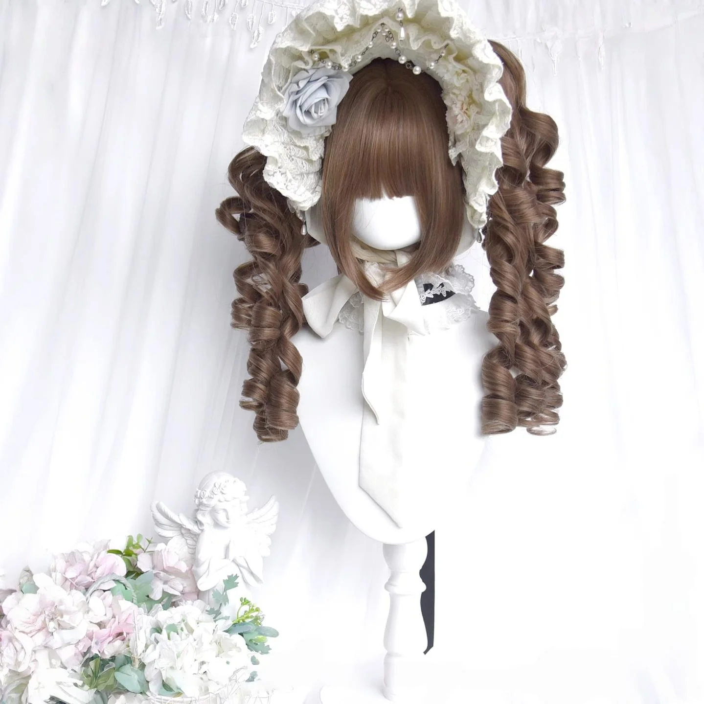 Sinwavy - Doll Like Lolita Wig, Detachable Curl Ponytails - Image 10