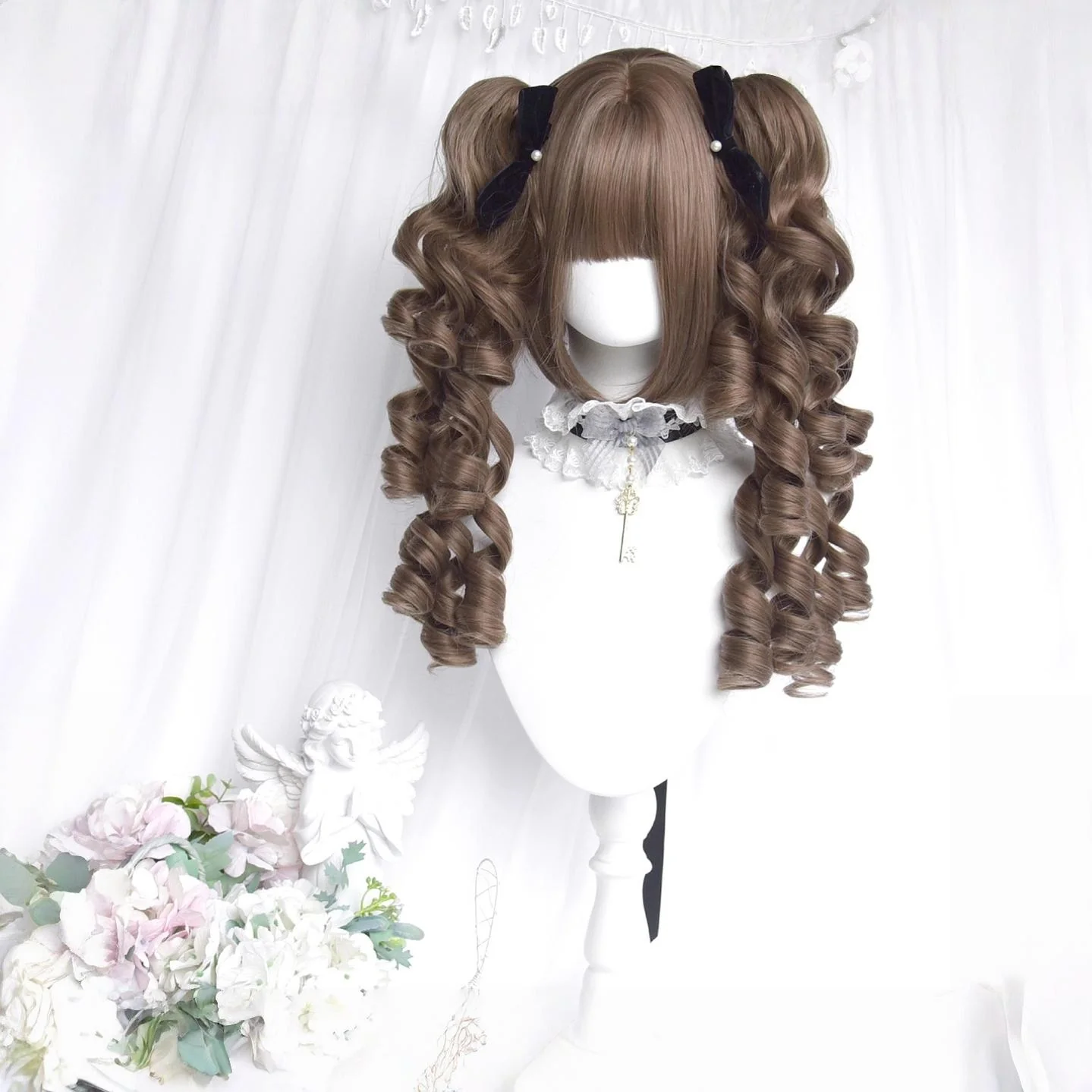 Sinwavy - Doll Like Lolita Wig, Detachable Curl Ponytails - Image 7