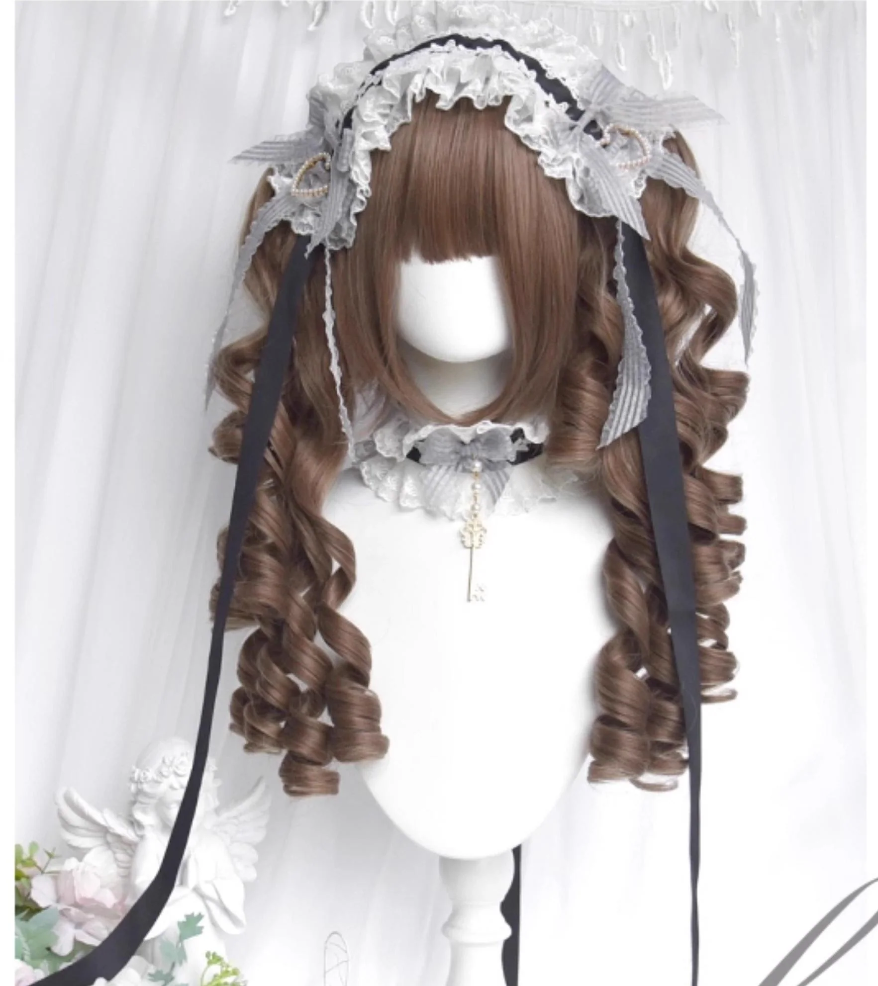 Sinwavy - Doll Like Lolita Wig, Detachable Curl Ponytails - Image 8