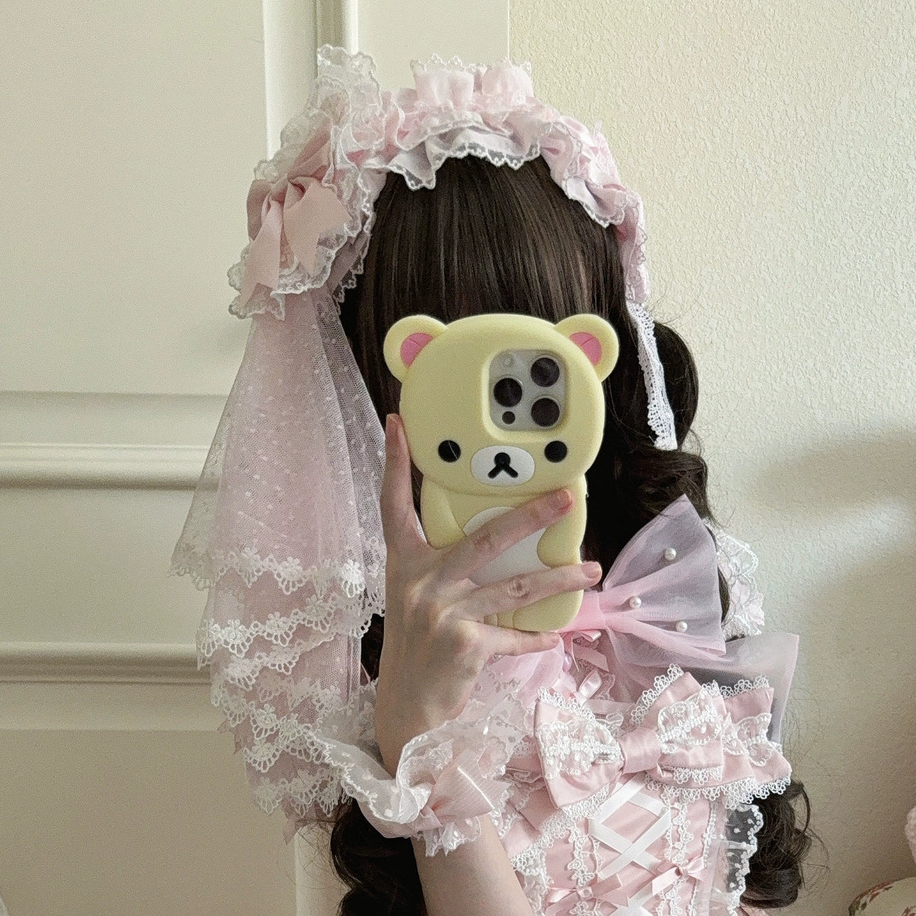Velvet Sweetheart - Doll-like Sweet Lolita Jumper Dress, Bow Accents - Image 28
