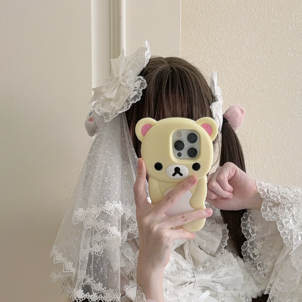 Velvet Sweetheart - Doll-like Sweet Lolita Jumper Dress, Bow Accents - Image 29
