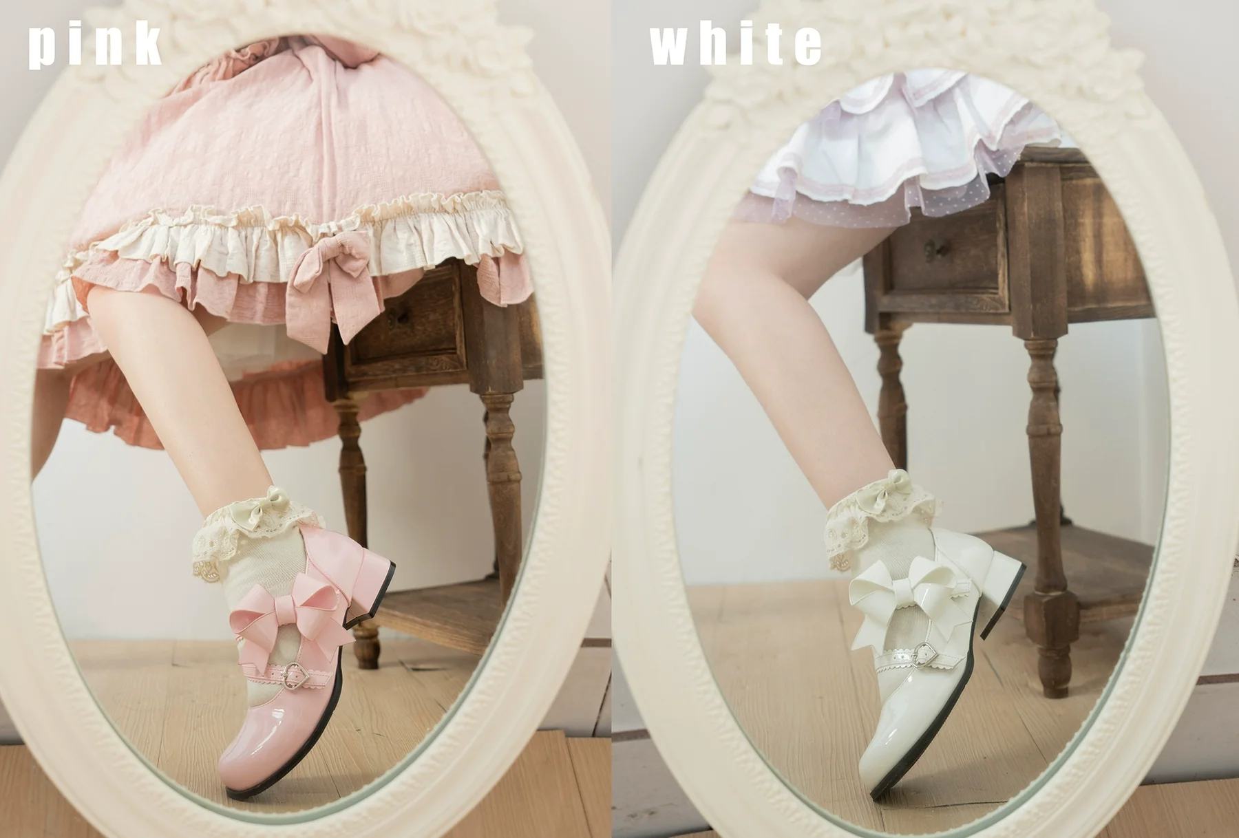 Dolly Doll - Apple Candy - Mary Jane Lolita Shoes Bow PU Low-Mid Heel Shoes - Image 43