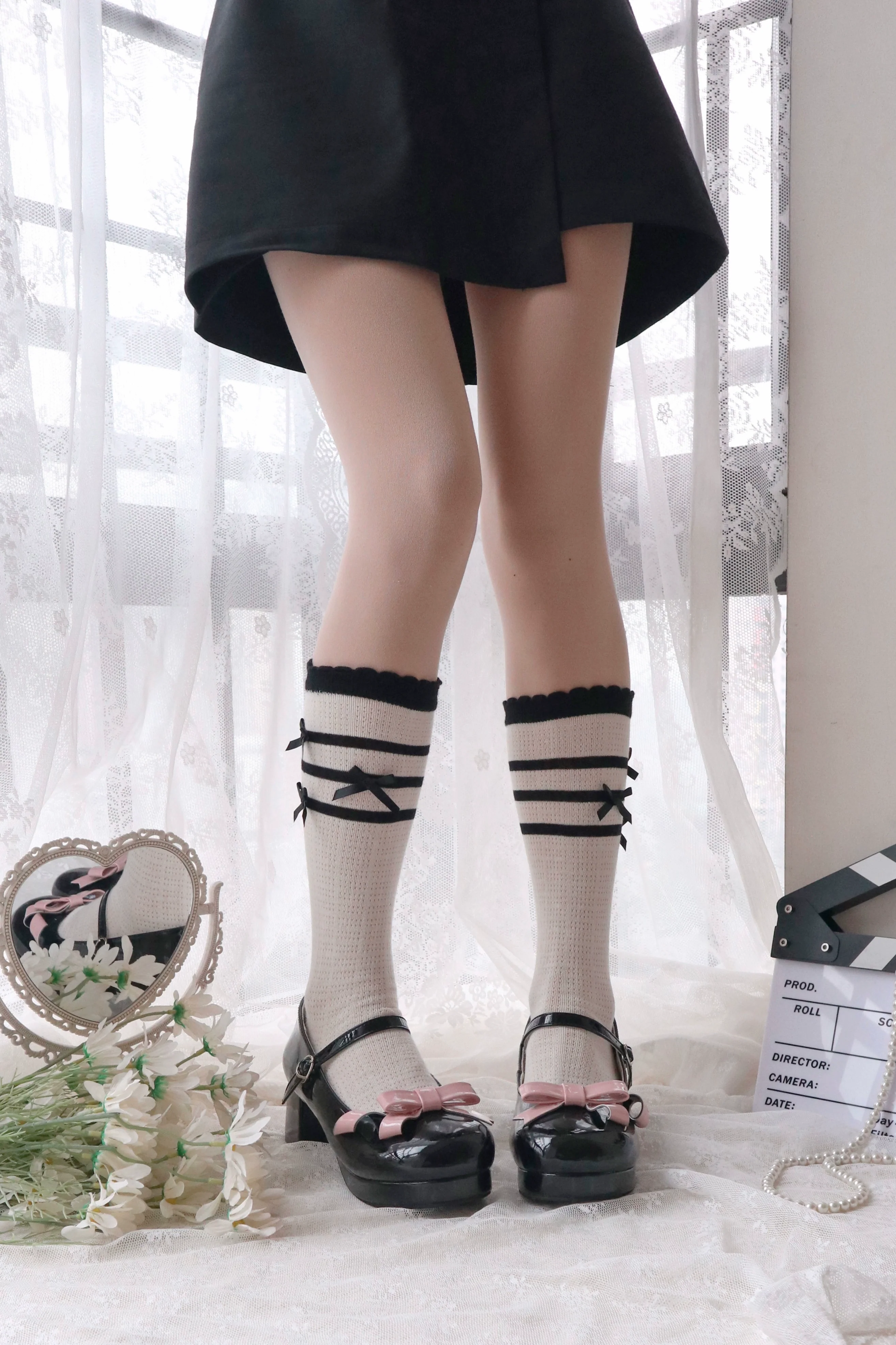 Dolly Doll - Lovers' Gift - Round Toe Middle Heel Mary Jane Lolita Shoes - Image 50