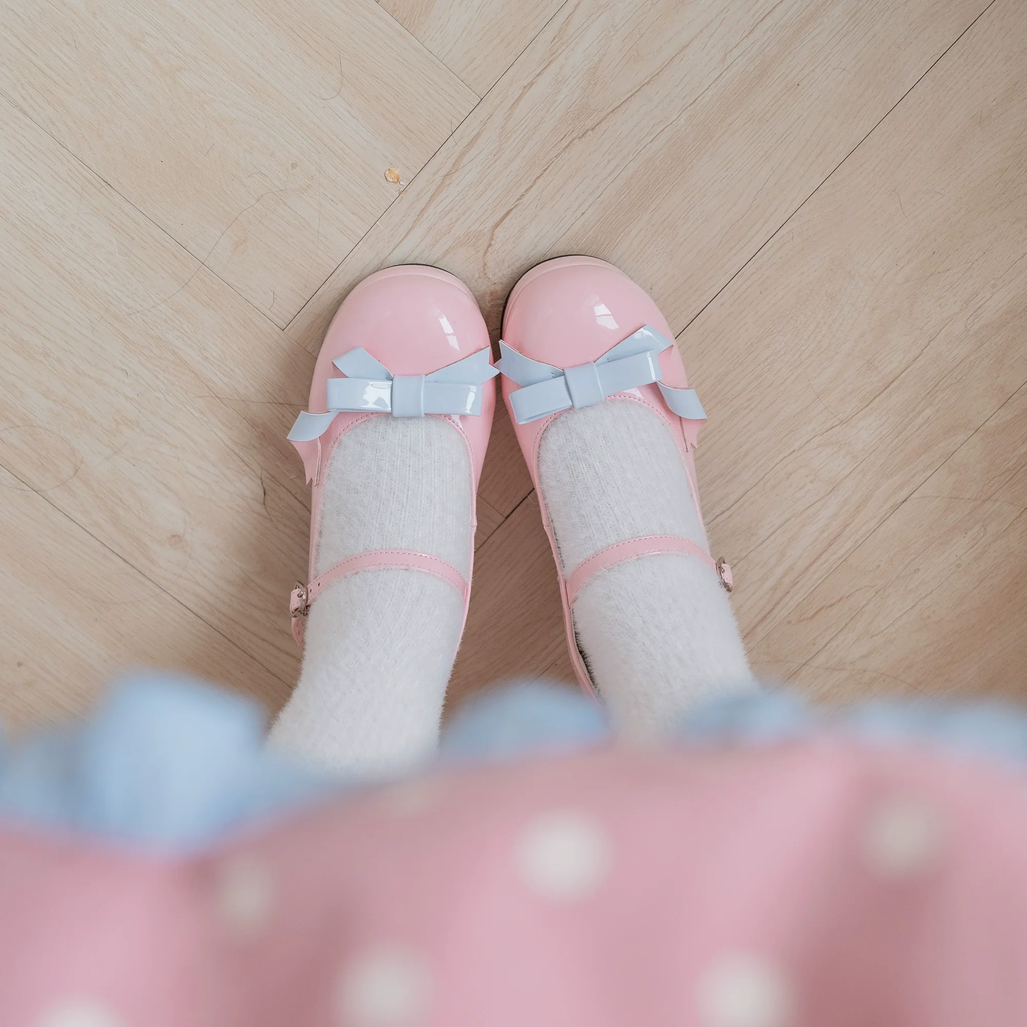 Dolly Doll - Lovers' Gift - Round Toe Middle Heel Mary Jane Lolita Shoes - Image 83