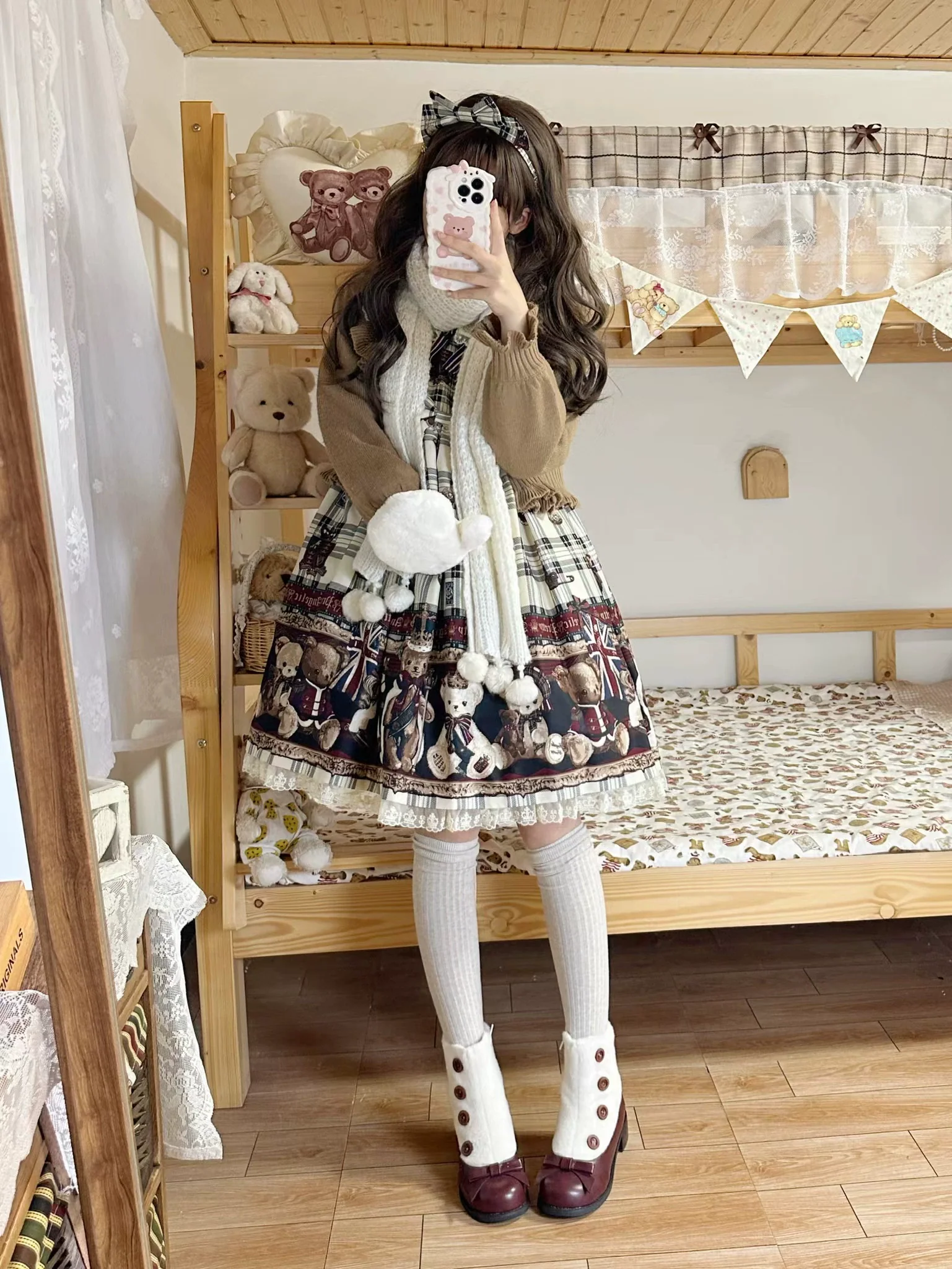Dolly Doll - Winter Lolita Boots Fur Mary Jane Lolita Low Heel Shoes - Image 37