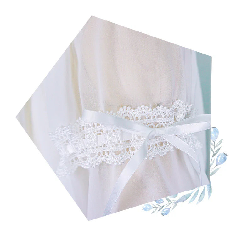 Middle Sleeve Chiffon Lolita Blouse - Image 8