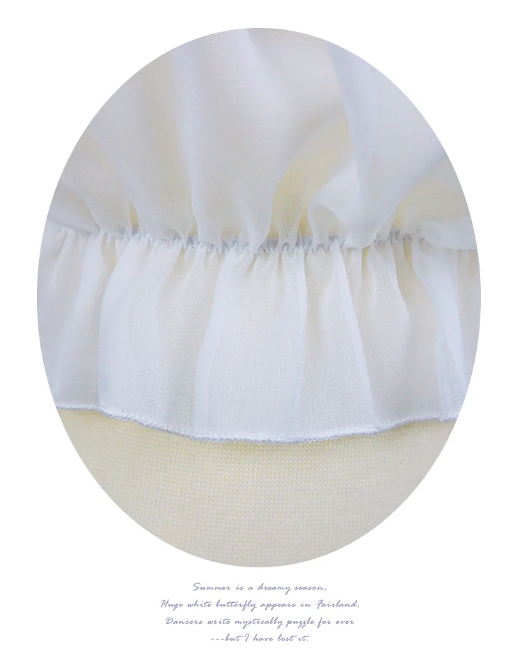 Middle Sleeve Chiffon Lolita Blouse - Image 9