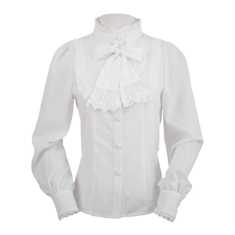 Elegant Autumn Winter Lolita Velvet Blouse