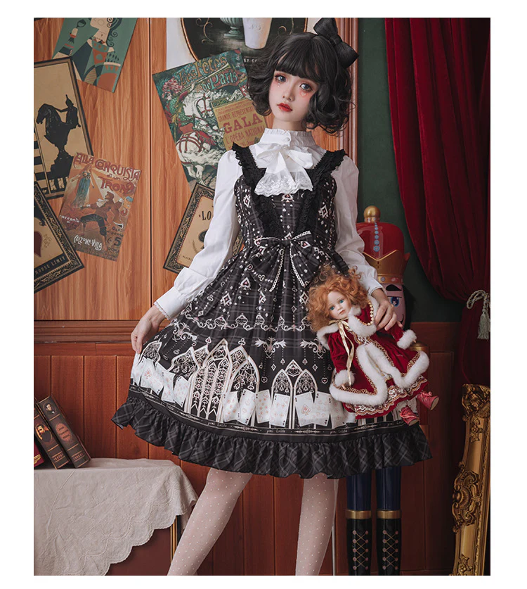 Elegant Autumn Winter Lolita Velvet Blouse - Image 6