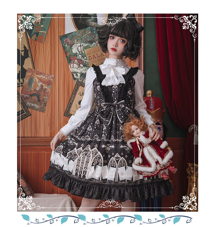 Elegant Autumn Winter Lolita Velvet Blouse - Image 7