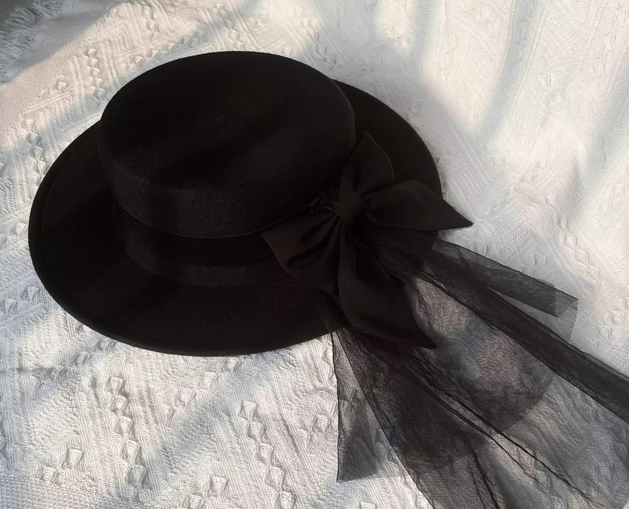 Rich Heiress - Elegant Black Lolita Coat with Detachable Cape - Image 8
