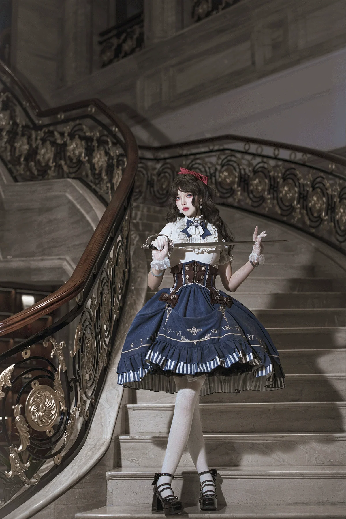 Gilded Pointer - Elegant Classic Lolita Skirt Suit Punk Lolita Style - Image 10